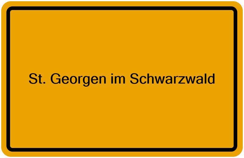 Handelsregisterauszug St. Georgen im Schwarzwald